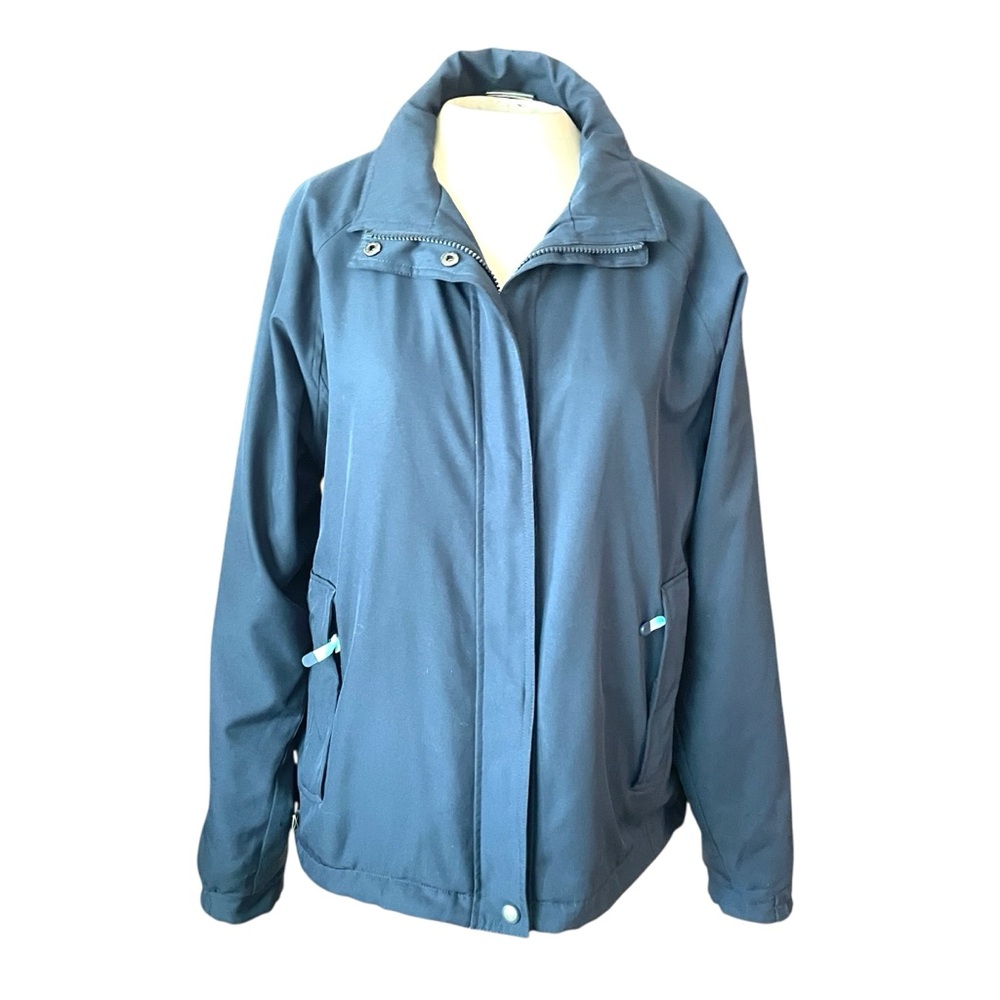 Sunderland of Scotland Navy Pro Sport Rainwear Golf Waterproof Jacket Large